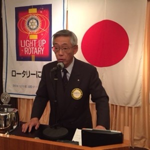 福島社会奉仕委員長が、半期を振り返る。