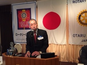 本日のスピーカーは音楽大好きな市議会議長であられる、横田久俊氏が、小樽市議会改革に関し、お話しいただきました。